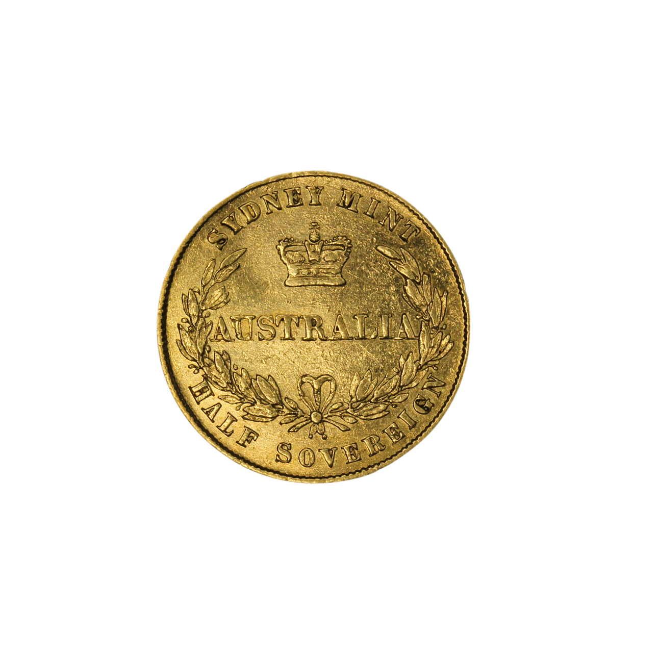 1169. · Victoria, Half Sovereign, 1866, VF