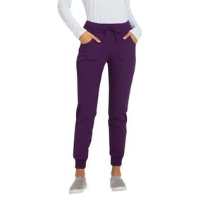 L PETITE HEARTSOUL BREAK ON THROUGH WOMEN'S SCRUBS PANT LOW RISE JOGGER HS030