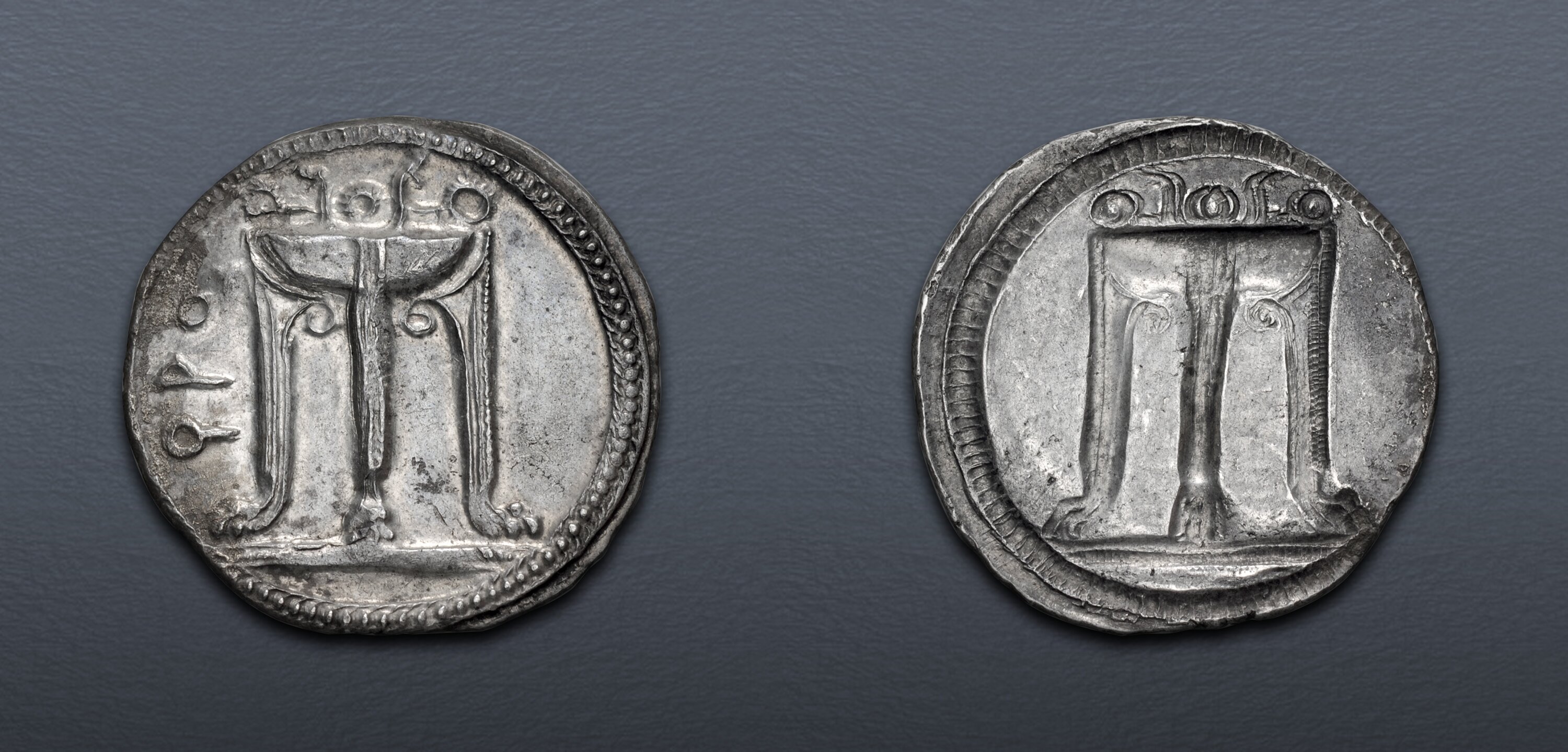 Tiberius Triumphal Quadriga Rare AR Denarius Roman Empire 15