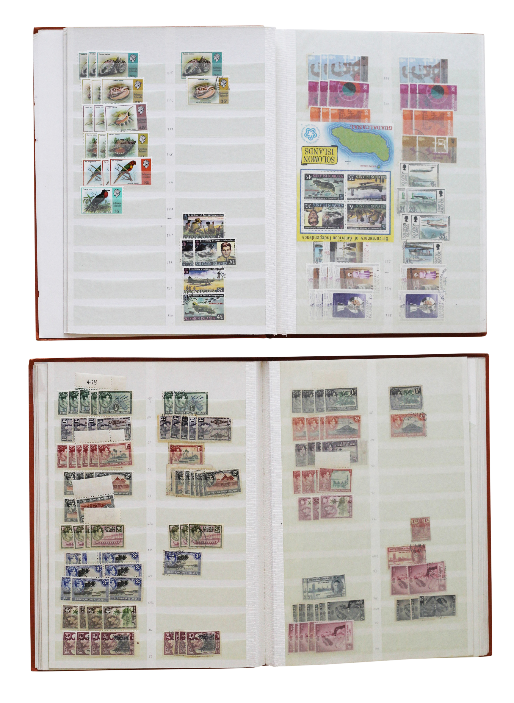 189 · Solomon Islands, Album, UHM, HM, FU, U