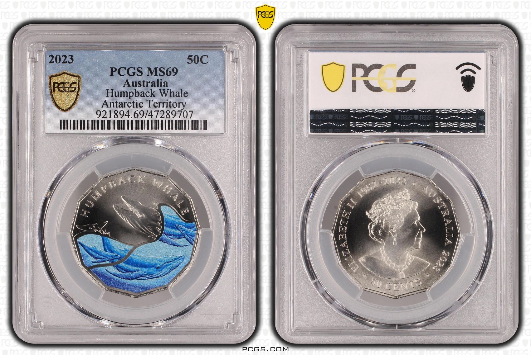 Fifty Cent, 2023, PCGS MS 69