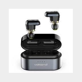 51685/773-VolkanoX Resonance Unplugged Series Dual Driver True Wireless Earphones - Black | PK B2 (S9)