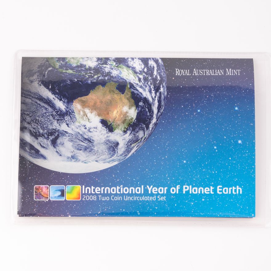 Elizabeth II, RAM - International Year of Planet Earth, Twenty Cents - One Dollar, 2008,  UNC
