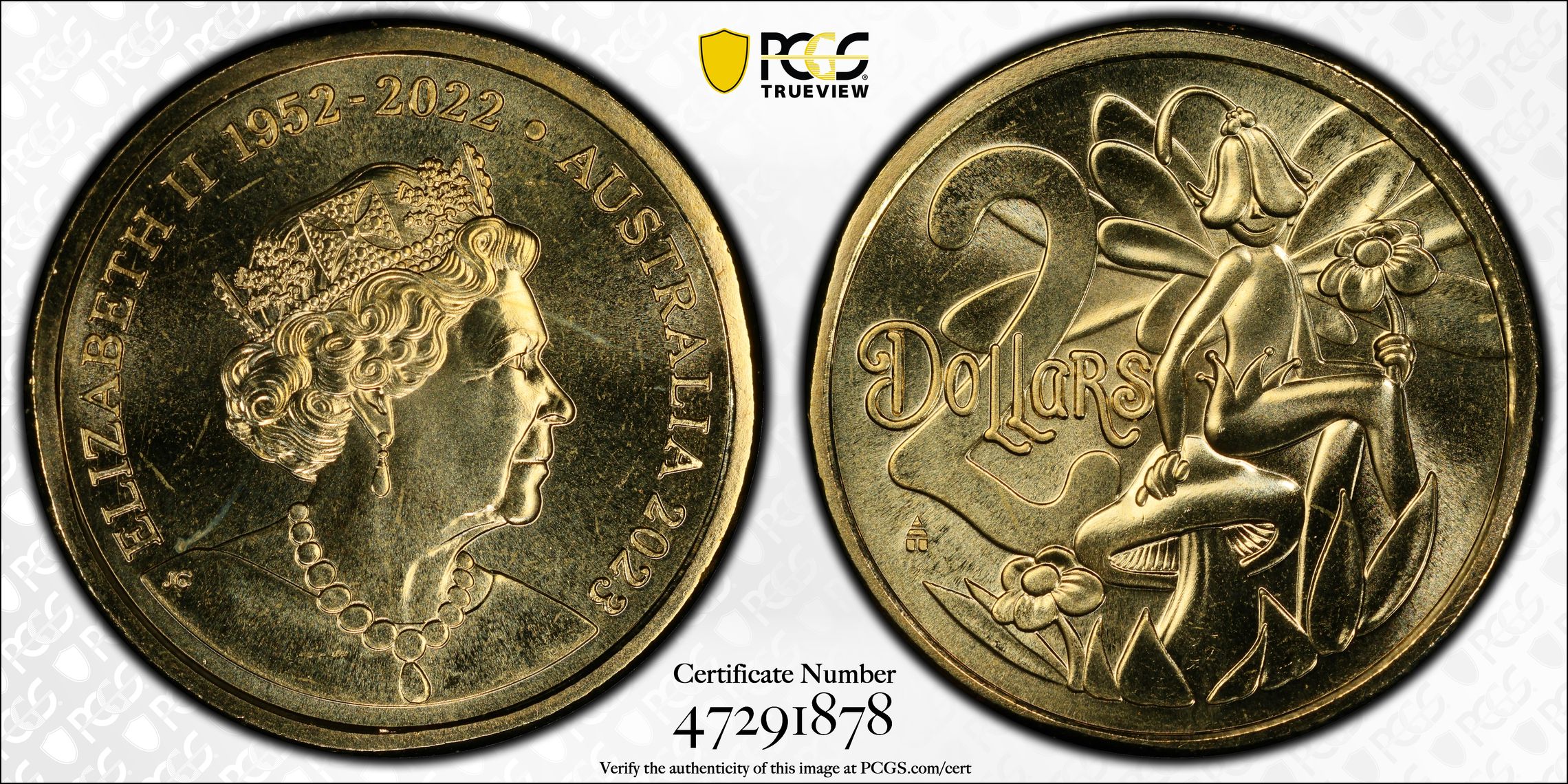 Elizabeth II, Tooth Fairy, Two Dollar, 2023, PCGS MS66