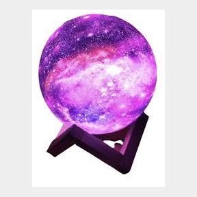 3D Creative Galaxy Moon Lamp Light-Bar 9902180764523- 51745/26201