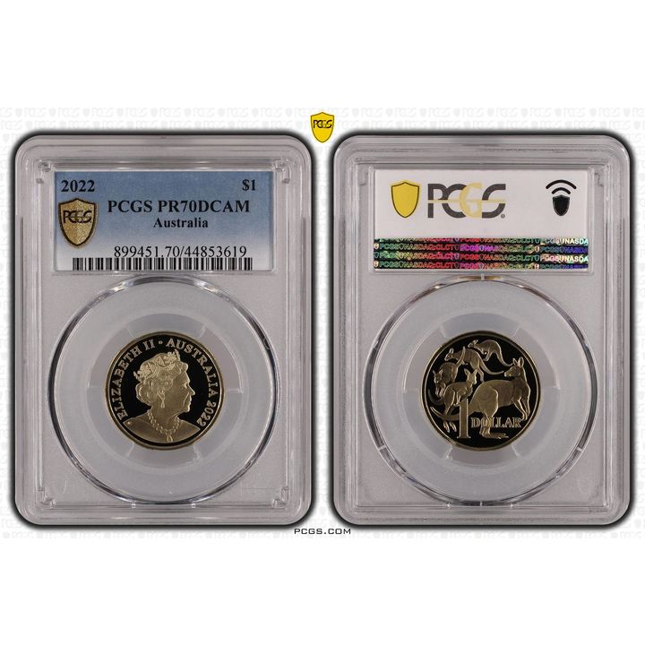 Elizabeth II, One Dollar, 2022, PCGS PR 70DCAM