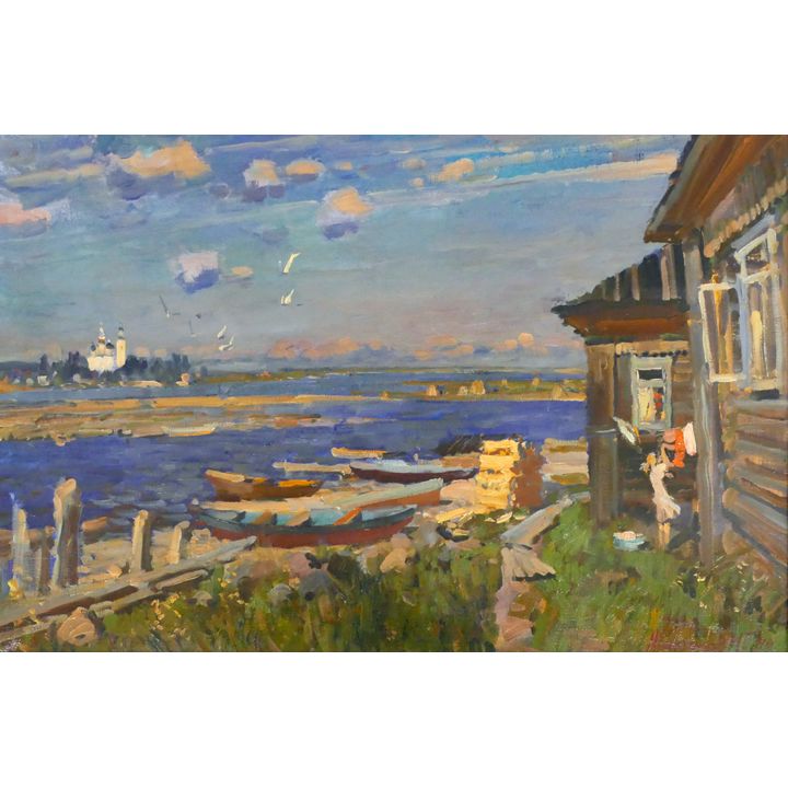 Michael Abakumov ''Koogensooye Bay'' 1990 Oil