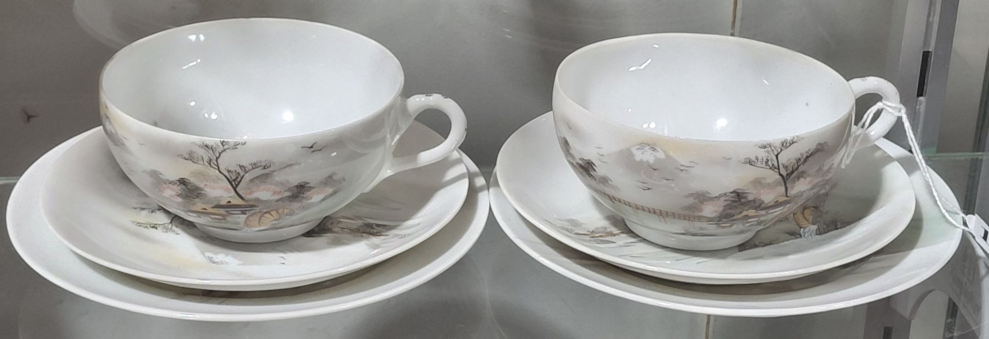 JAPANESE PORCELAIN TRIOS