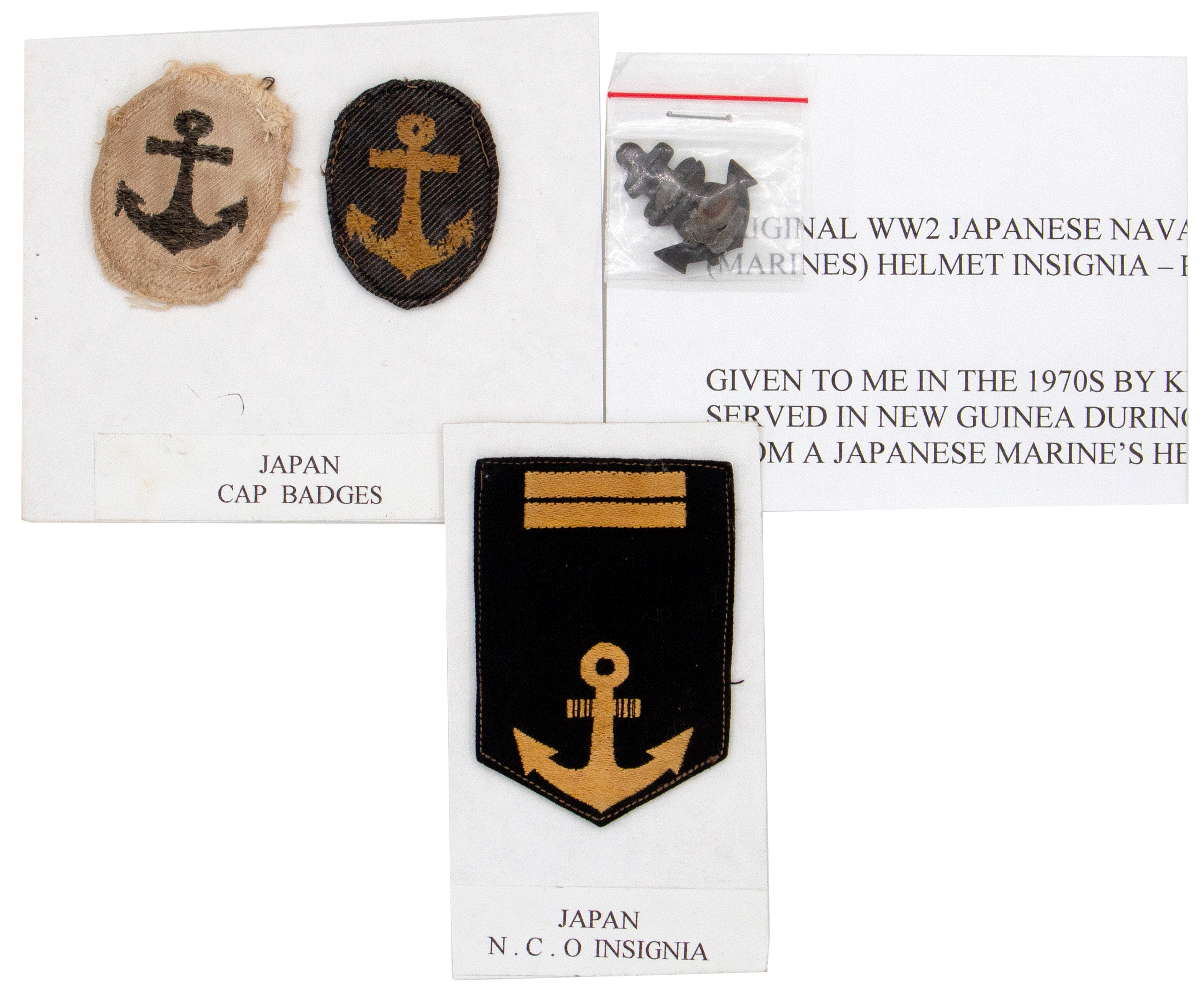 Japan, Marines Helmet Badge, 1939 - 1945, VGC