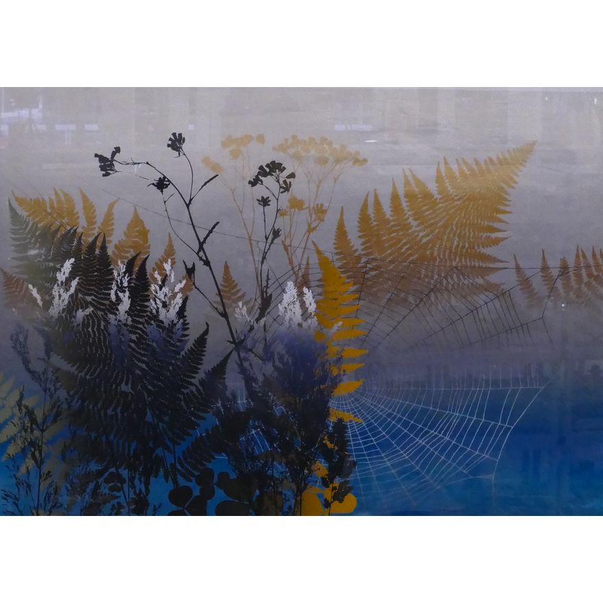 Elton Bennett (1910-1974, WA) 'The Web' Pencil Signed Serigraph Framed- 24x30''