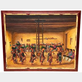 Exquisite Original Oil Painting By Raymond Naha