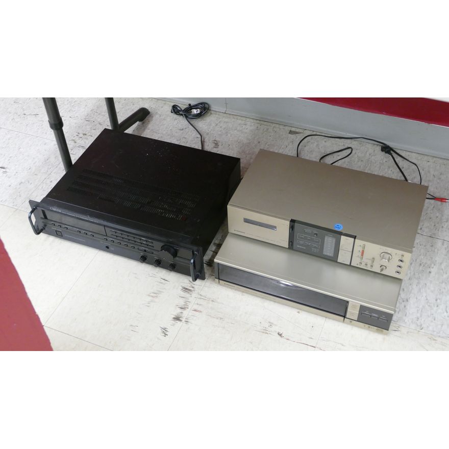 3pc Vintage Stereo Equipment