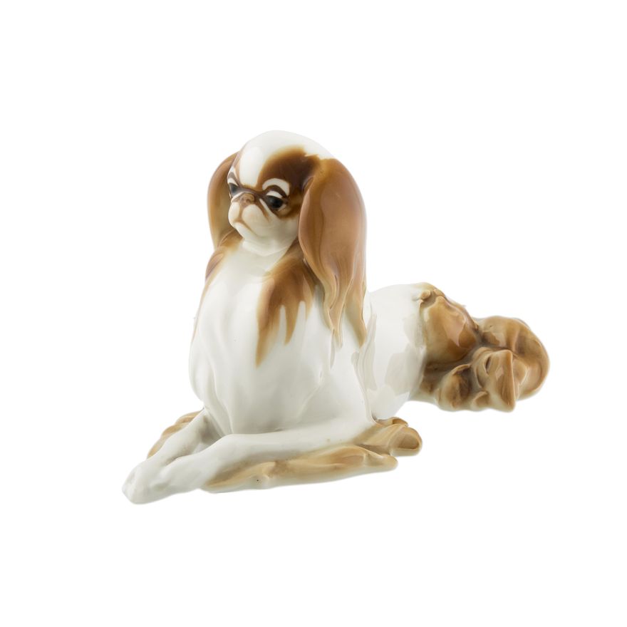 Figurka Pieska "japan chin", Hutschenreuther, l. 30. XX w.