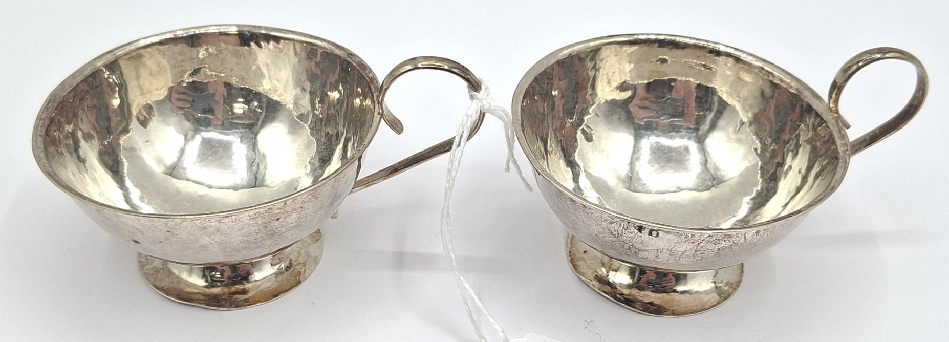 A Pair Of Swedish Silver Minatare Cups