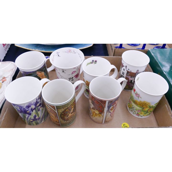 Box 8pc Dunoon Bone China Mugs