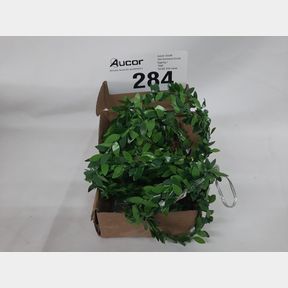 WEDDING/CHRISTMAS FAIRY LIGHTS GREEN GARLAND LEAF - BATTERY OPERATED - WEDDING DECOR PARTY DECOR WEDDING LIGHTS DECORATIVE