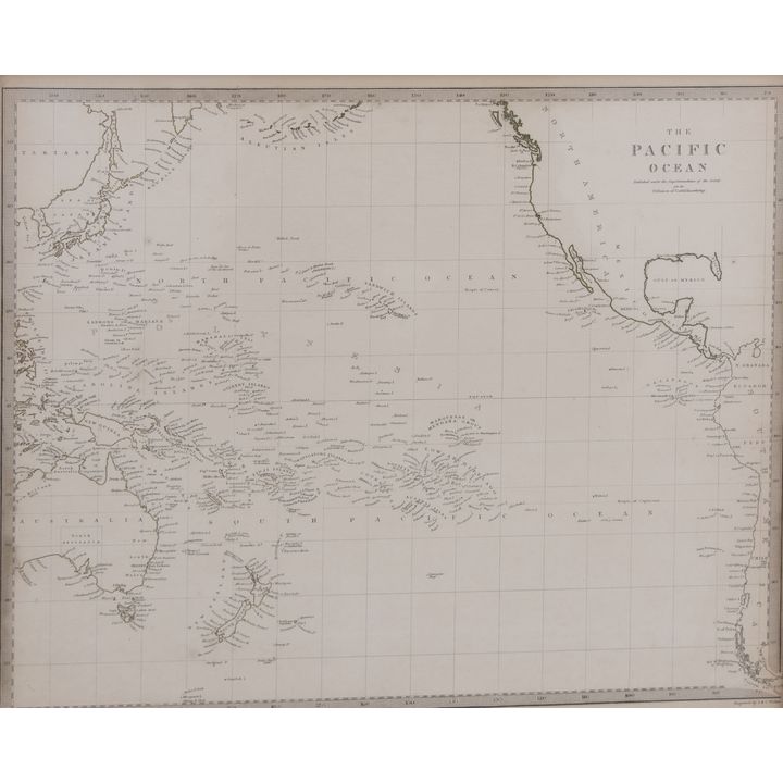 GOUJON, ANDRIVEAU [2 maps] - Carte de L’Oceanie d’apres les Paris 1850