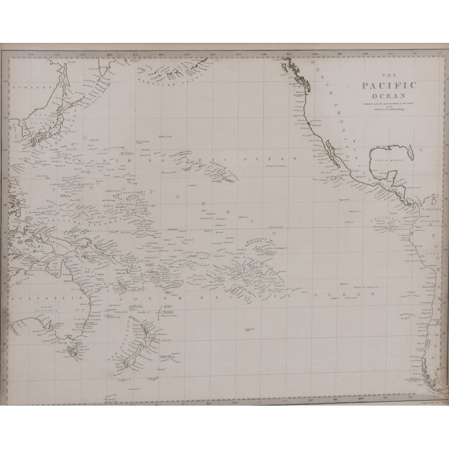 GOUJON, ANDRIVEAU [2 maps] - Carte de L’Oceanie d’apres les Paris 1850