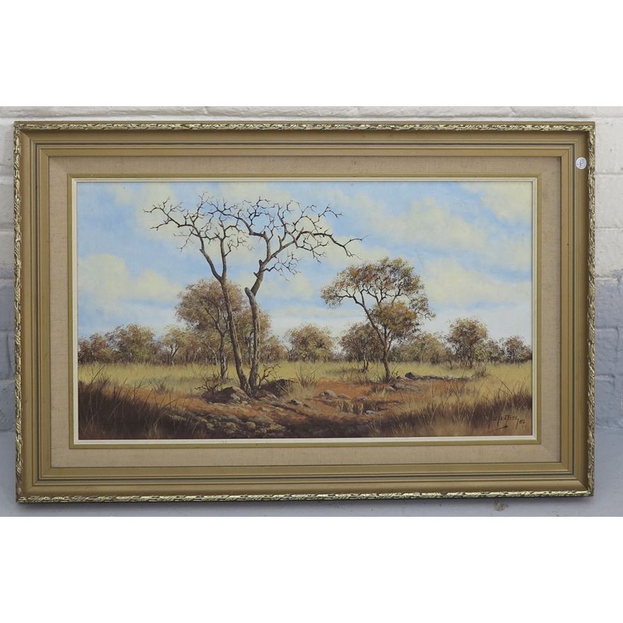 NICO COETZEE - OIL ON BOARD