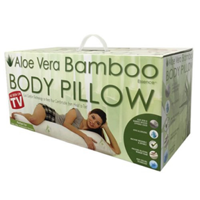 NEW 60 IN BODY PILLOW BAMBOO MEMORY FOAM PILLOW BMBPIL***