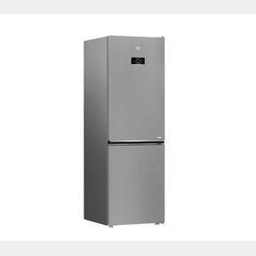 BEKO 316L HARVESTFRESH NO-FROST 60CM BOTTOM FREEZER FRIDGE BRUSHED SILVER - BRUSHED SILVER - YES - BEYOND 316L COMBI FRIDGE
