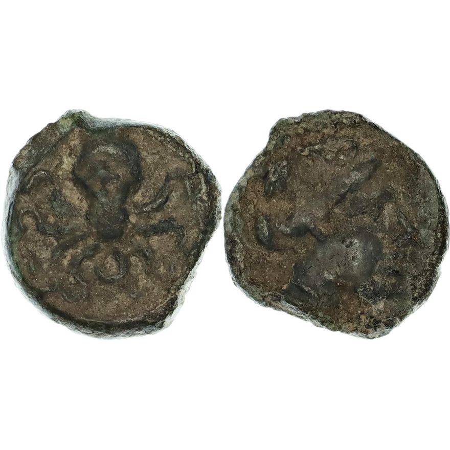 Sicily, Eryx, Æ Unit, 400-397 BC,  nVF