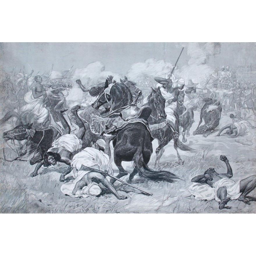 Józef Chełmoński | Bitwa pod El Teb, 1884 r.