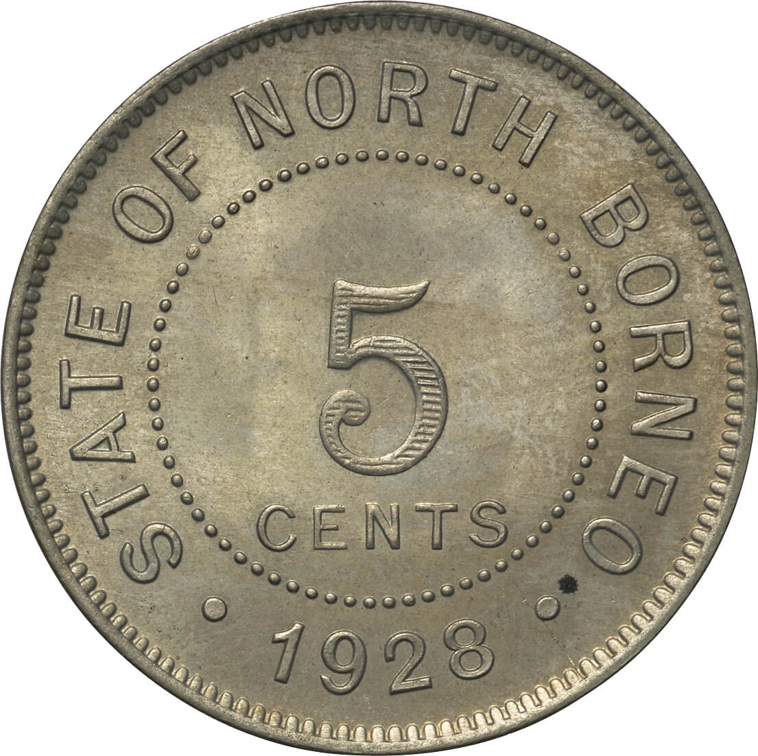 5☆大好評 英領北ボルネオ 5セント 1903年