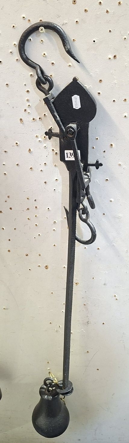 Antique Cast Iron Hanging Scale
