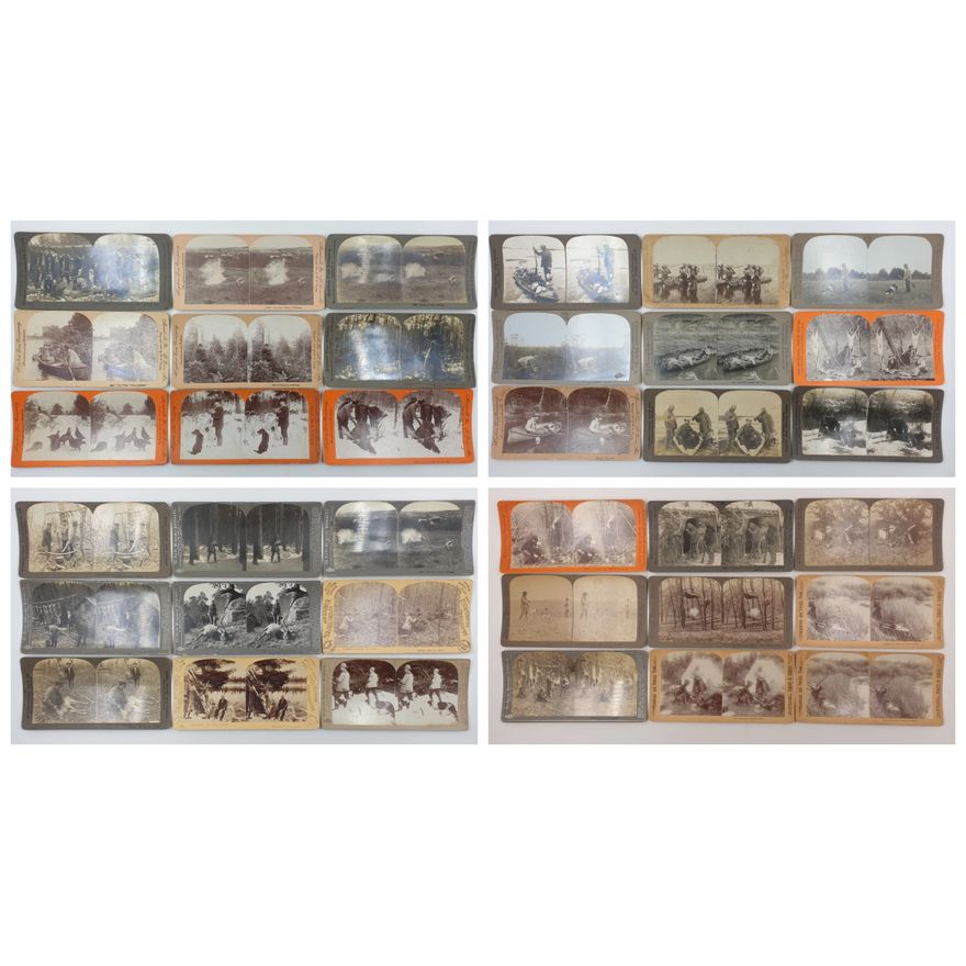 Stereograph Cards - Hunting (x36)