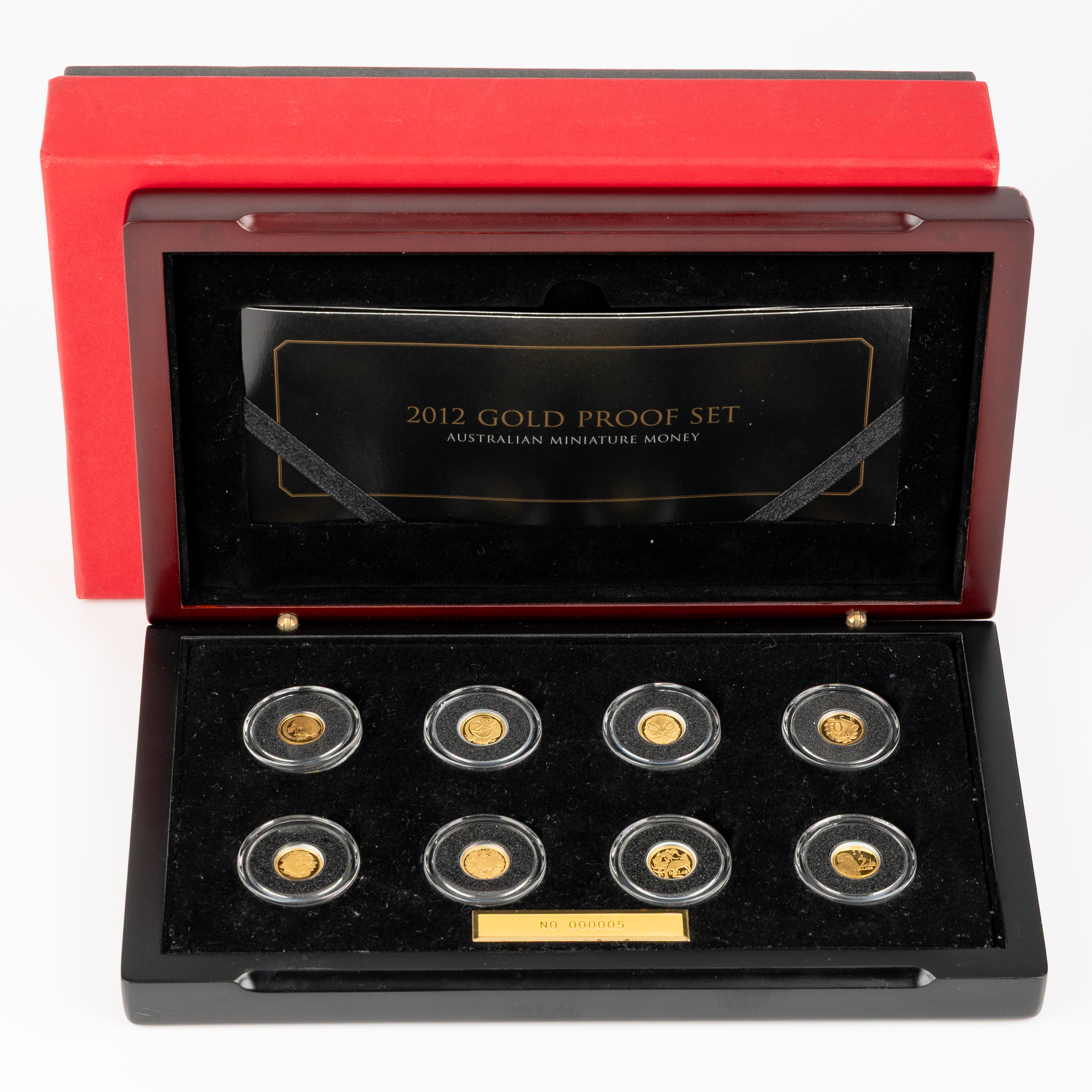 388 · Elizabeth II, RAM Miniature Money Set, One Cent - Two Dollars, 2012, FDC