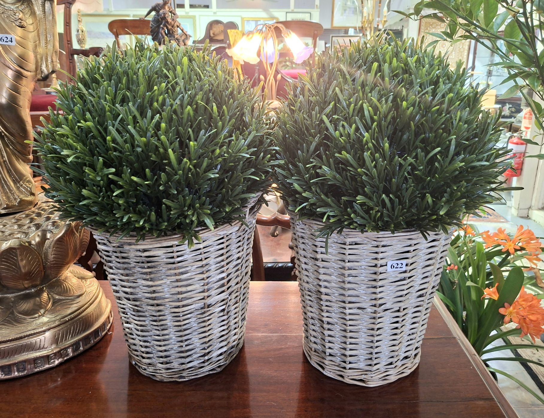 Faux Topiary Plants