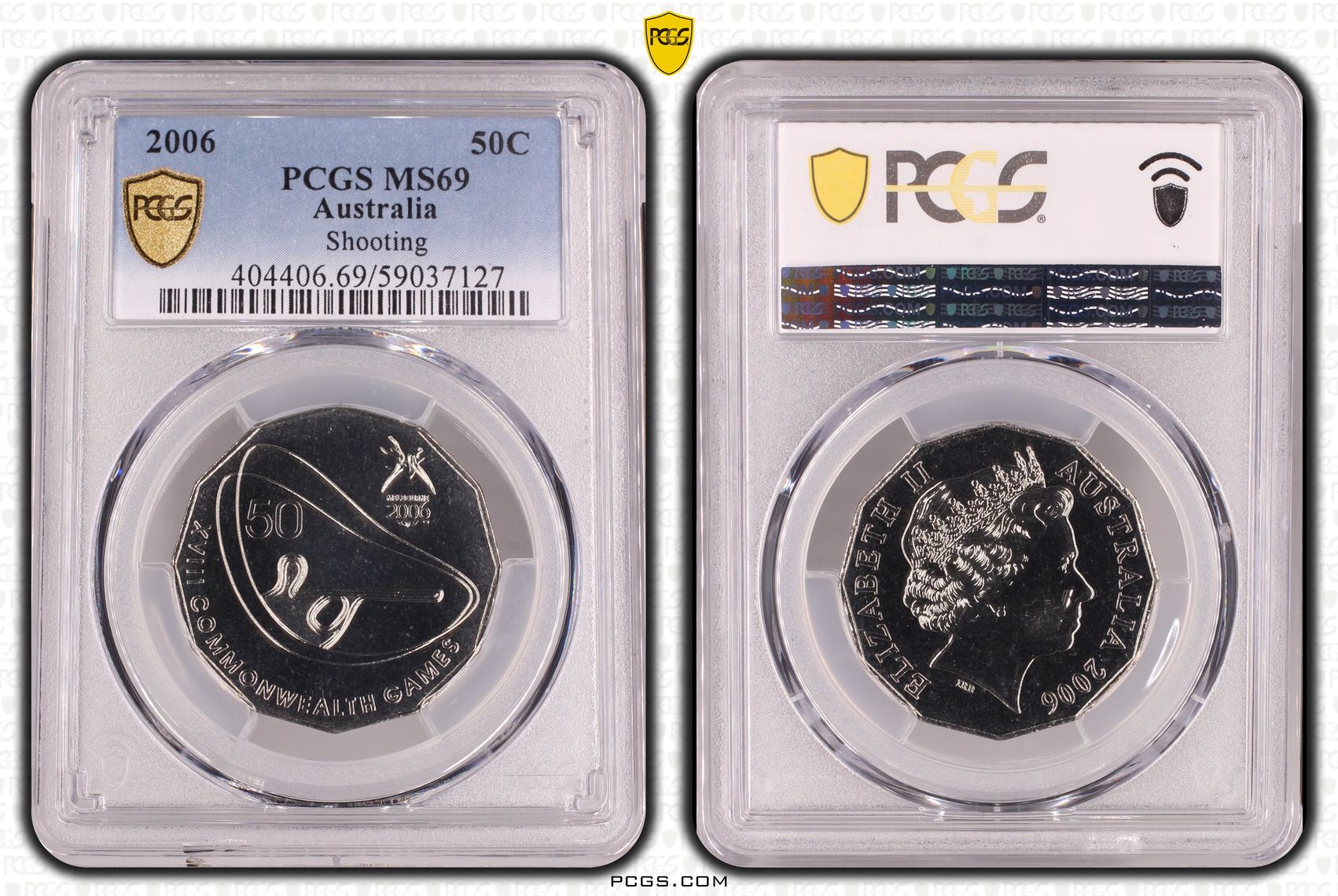 Shooting, POP 1/0, Fifty Cent, 2006, PCGS MS69
