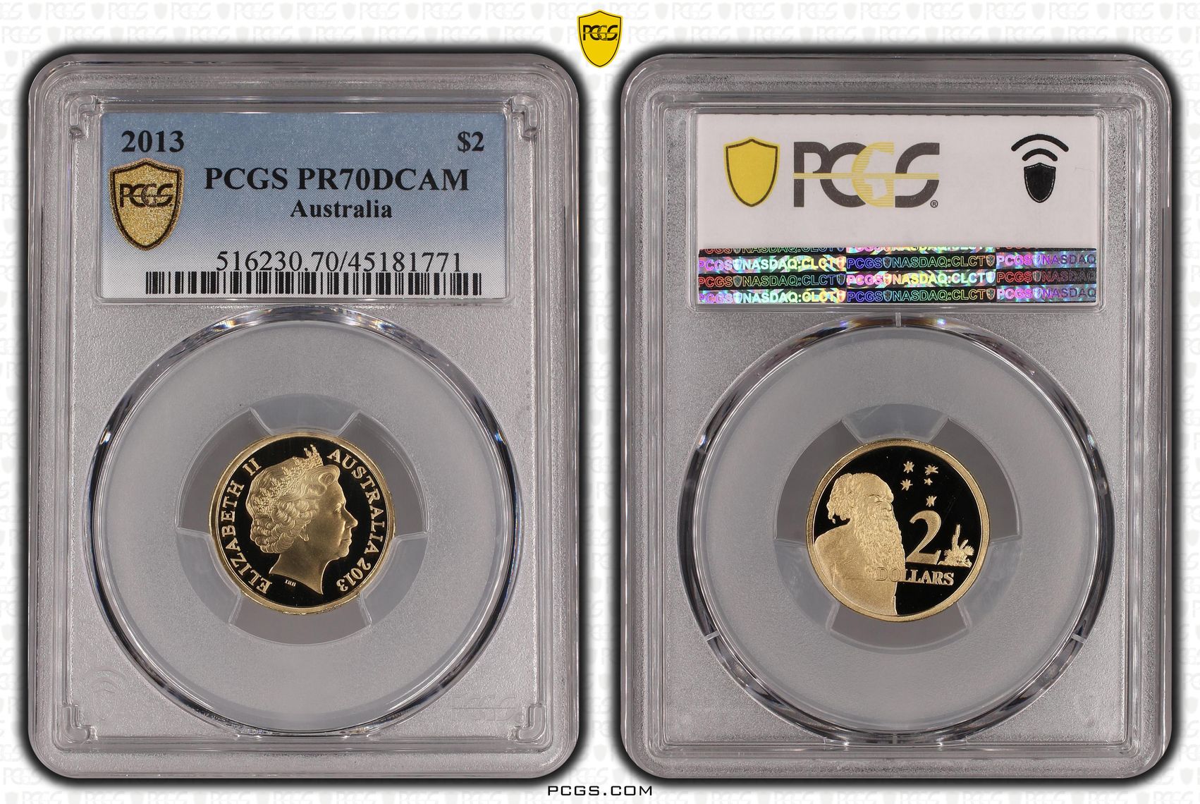 2013 Australia Two Dollar, $2 PCGS - PR70DCAM POP 24/0 -771