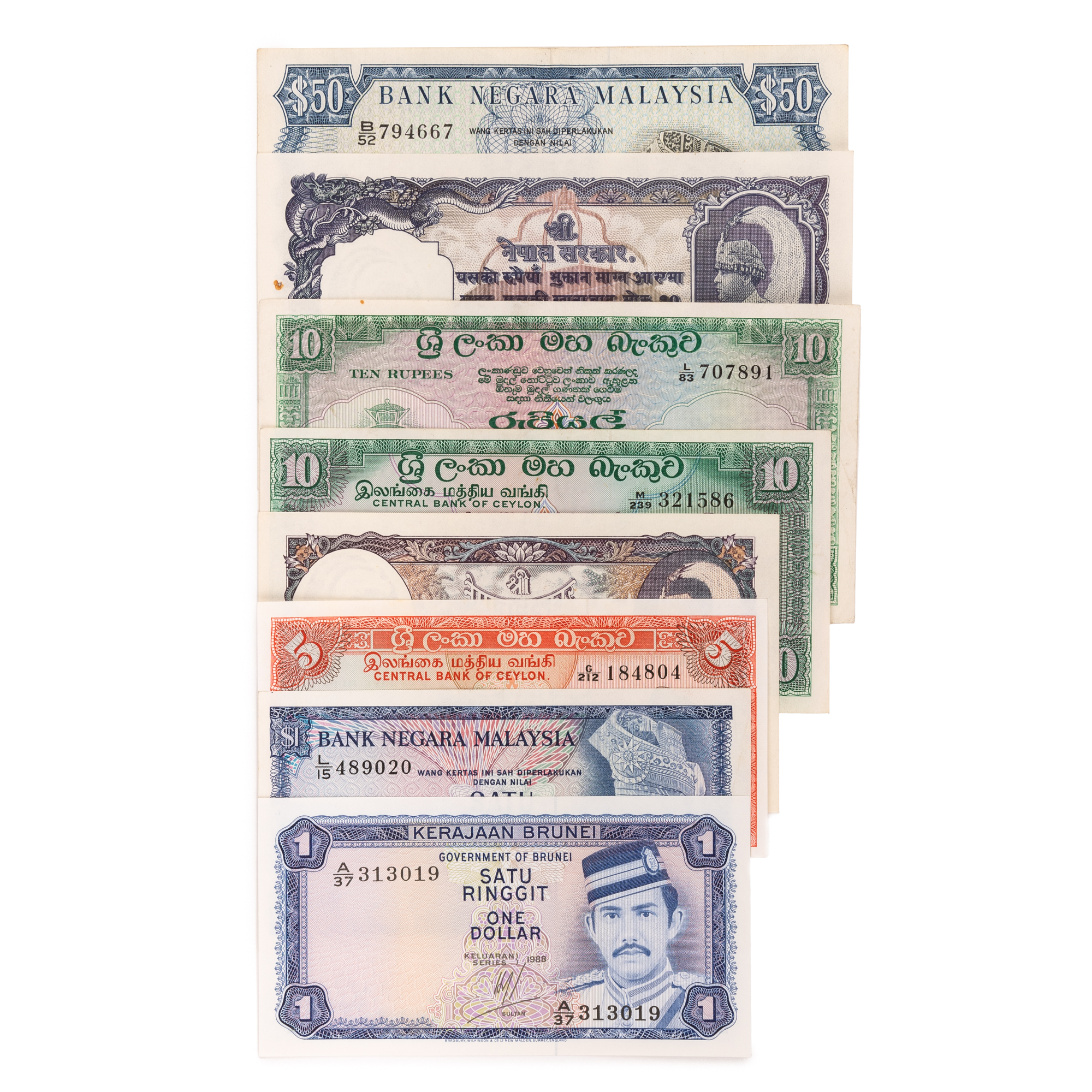 Brunei, Ceylon & Malaysia, Accumulation, 1900s, Fine - UNC