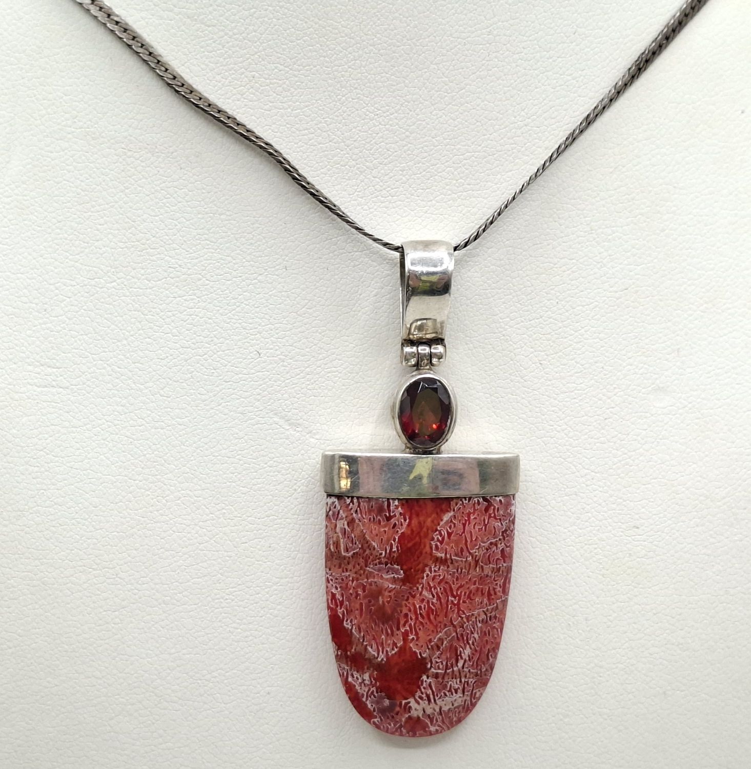 Sterling Silver Gem Set Pendant