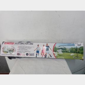 NET PLAYZ SIMPLE PLAYZ SOCCER GOAL - LARGE (1.8X3.6X1.8M)