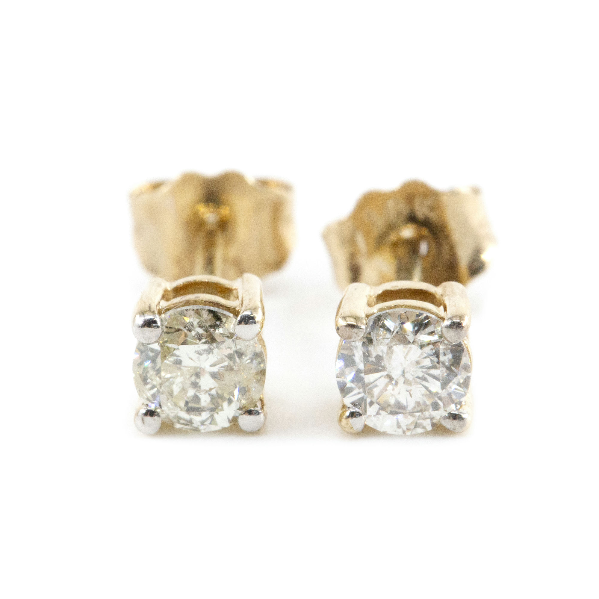 0.50ct Diamond Stud Earrings 10ct,