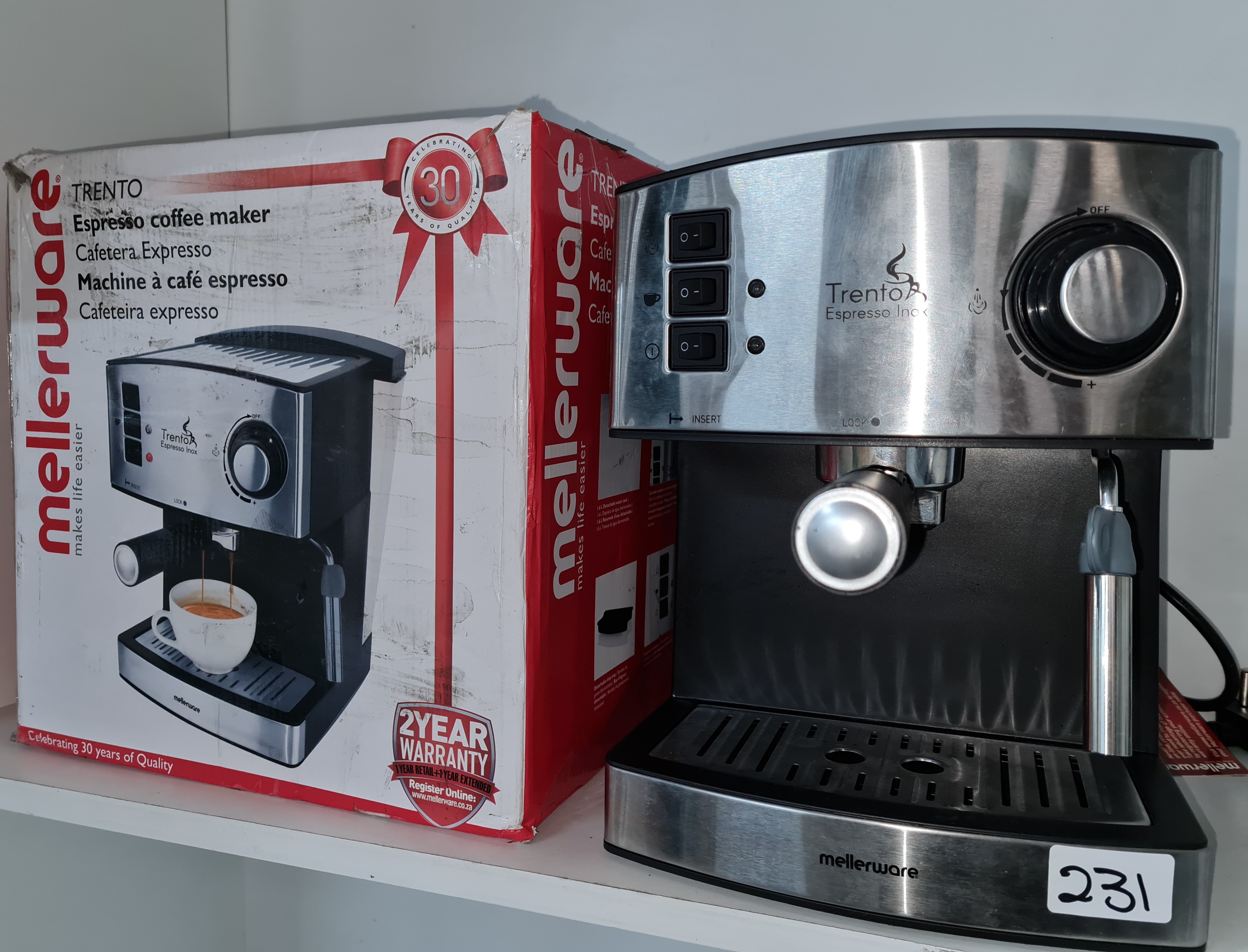 Mellerware espresso coffee maker | Cape 