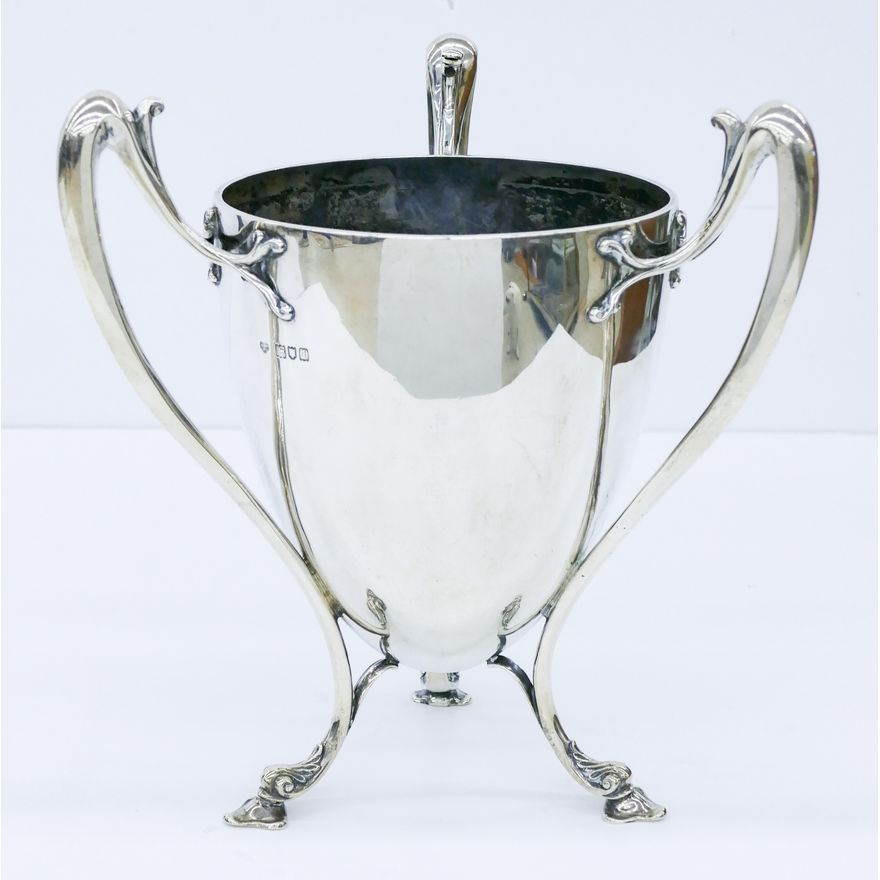 English Art Nouveau Sterling Loving Cup