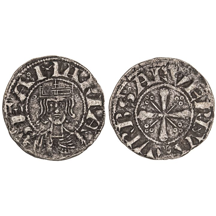 France, Bishopric of Clermont, Obol, 1200 - 1300,  VF
