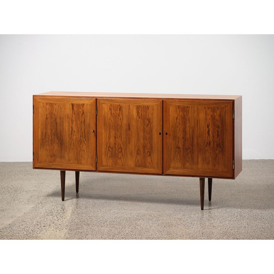 A Danish rosewood credenza