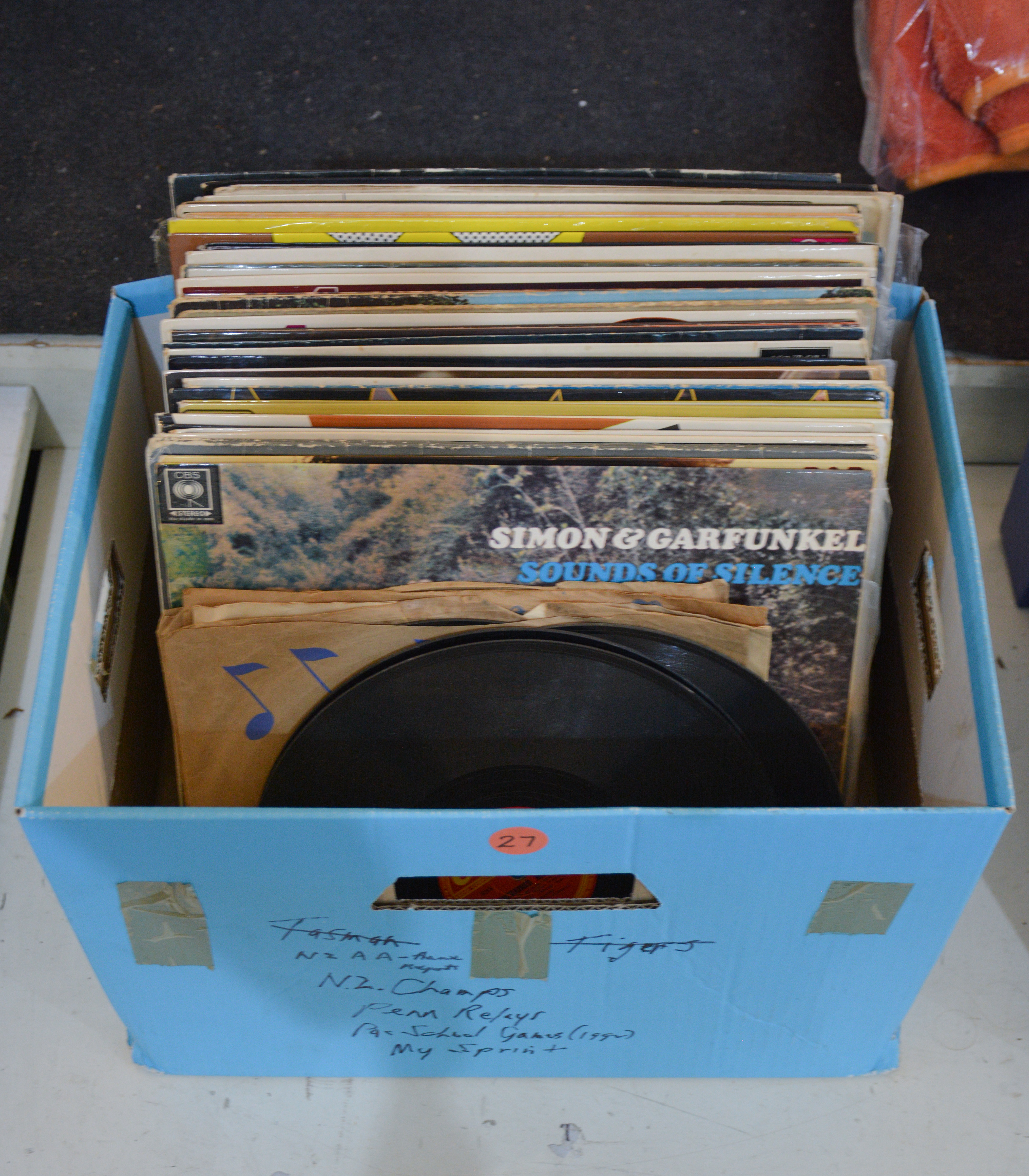 Carton of LPs plus some 78s — NZ auction result