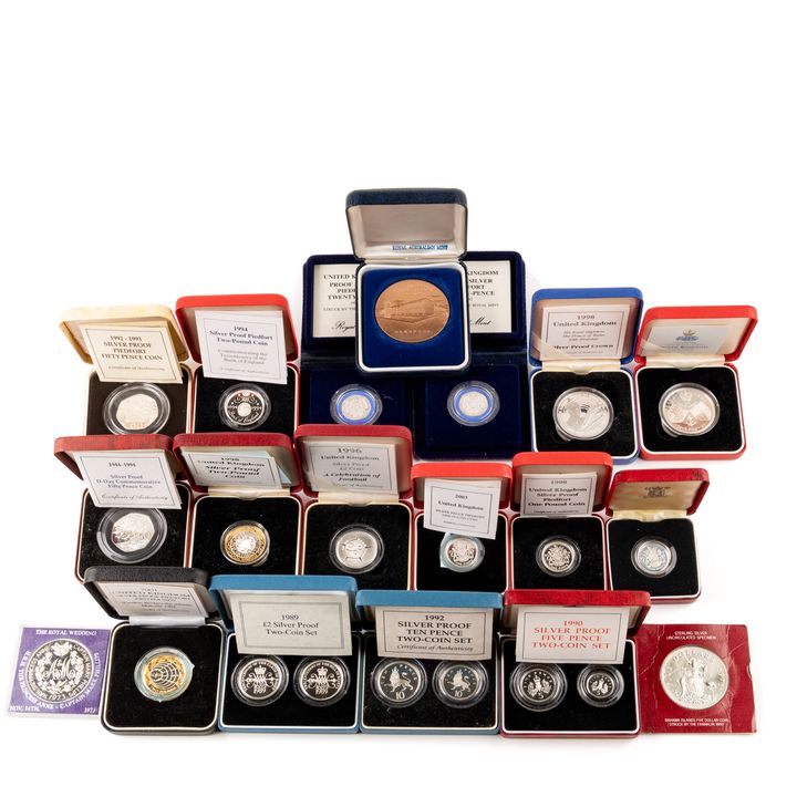 Great Britain, Royal Mint - Miscellaneous issues, Accumulation, 1982 - 2003,  FDC