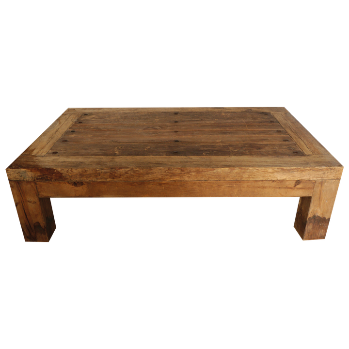 Mesa de centro estilo rústico