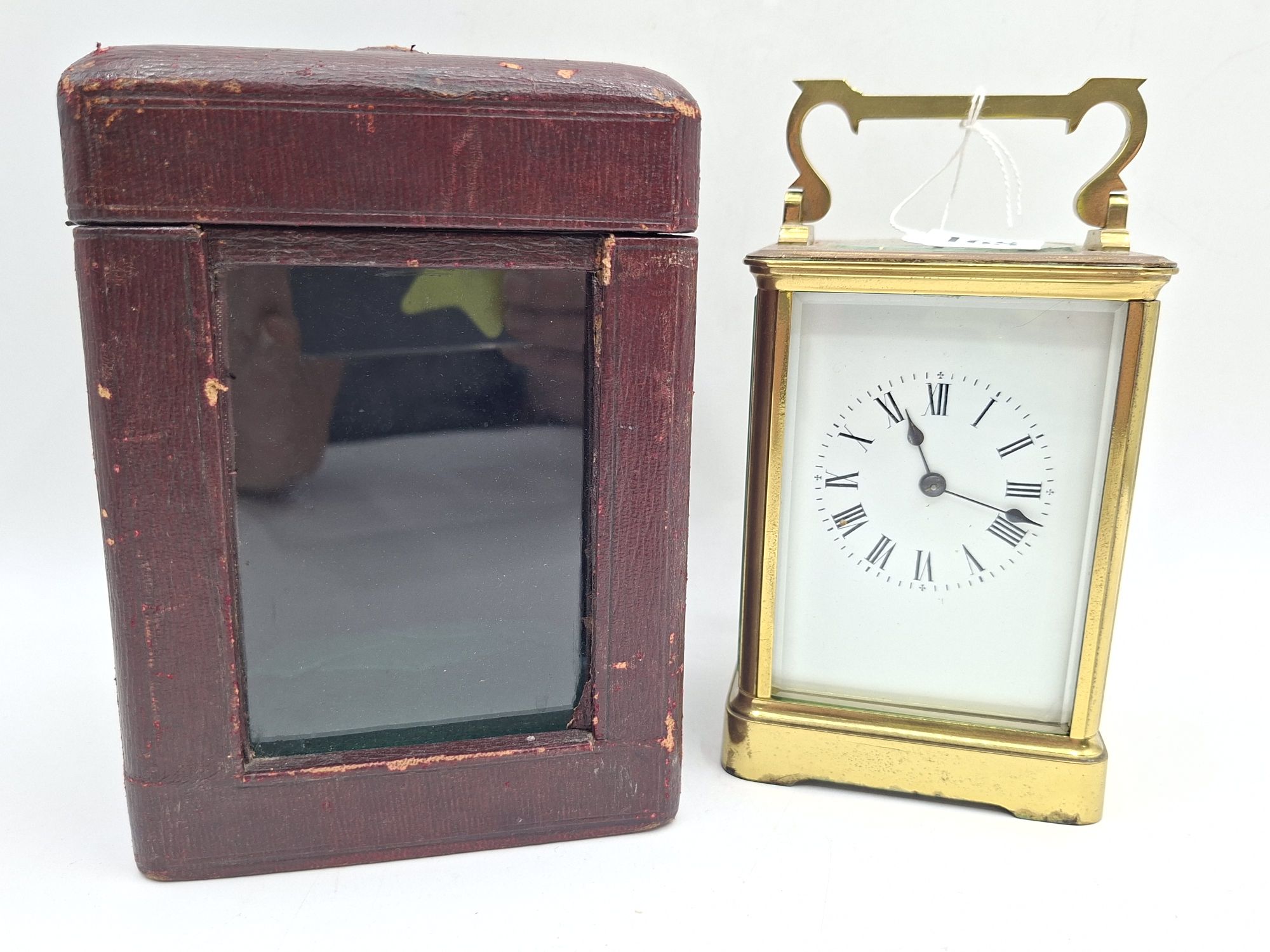 168 · FRENCH BRASS CARRIAGE CLOCK
