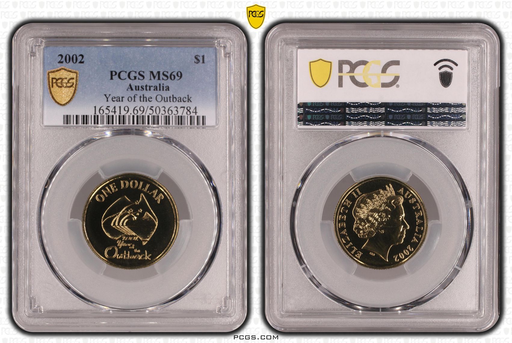Year of the Outback, One Dollar, 2002, PCGS MS69