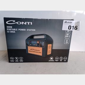 CONTI 300W POWER STATION | LITHIUM | DC- AC- USB | 298 WH | CI-300A