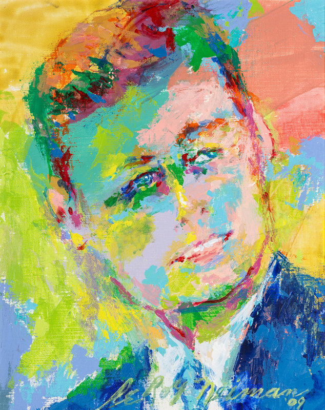 LeRoy Neiman
(American, 1921-2012)
John F. Kennedy, 2009