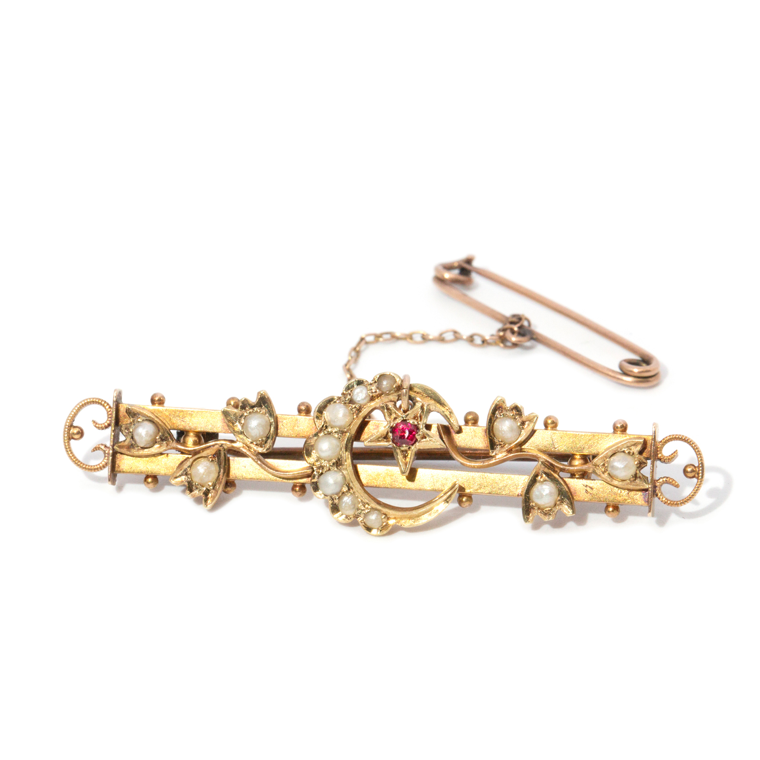 15ct Gold Antique Brooch
